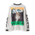 Saint Michael A Cheap Holiday Slogan Mock Neck Long Sleeve Tee