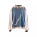 Saint Michael Going Up & Going Down Photo Print Mock Neck Long Sleeve Tee