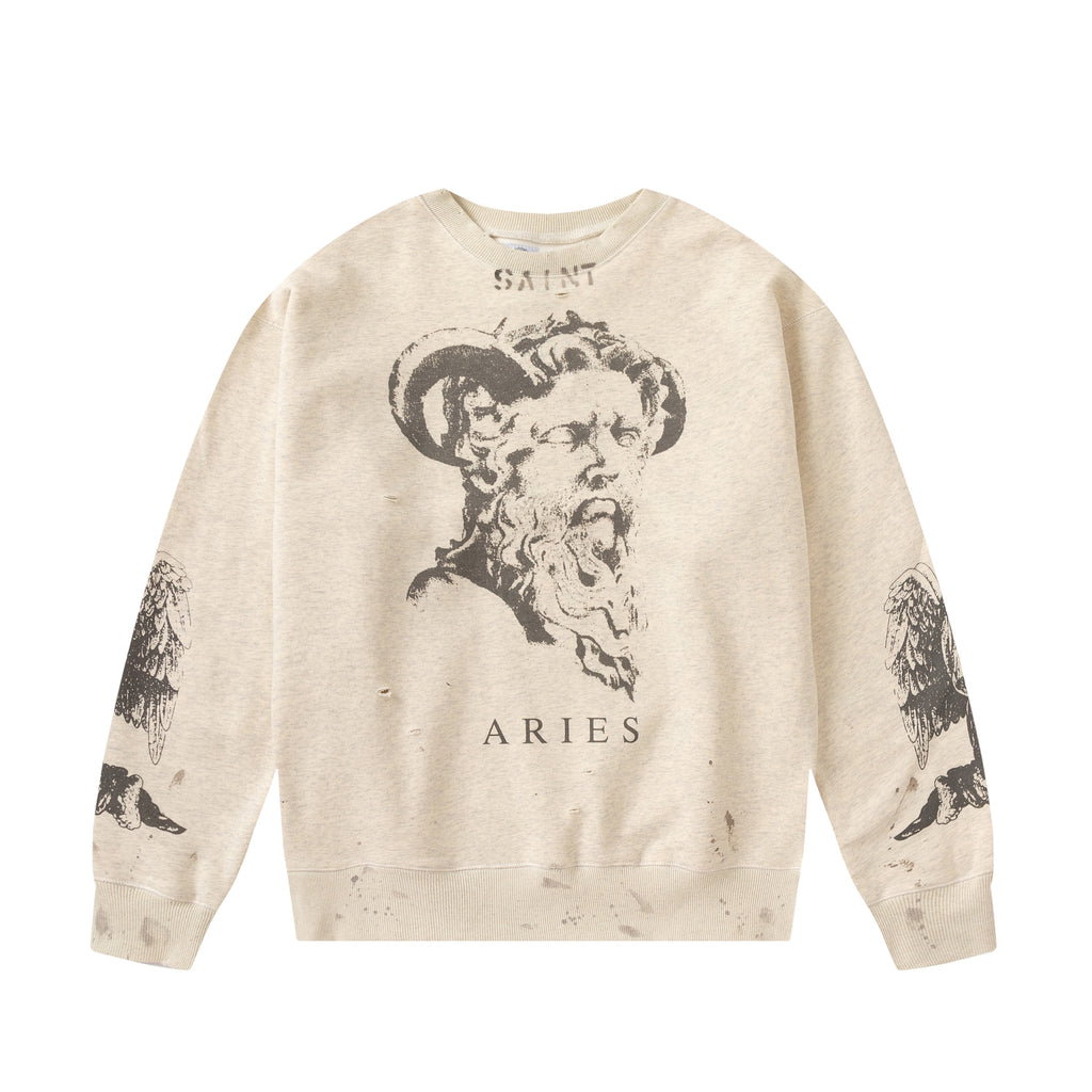 Saint Michael Aries God Vintage Crewneck Sweatshirt