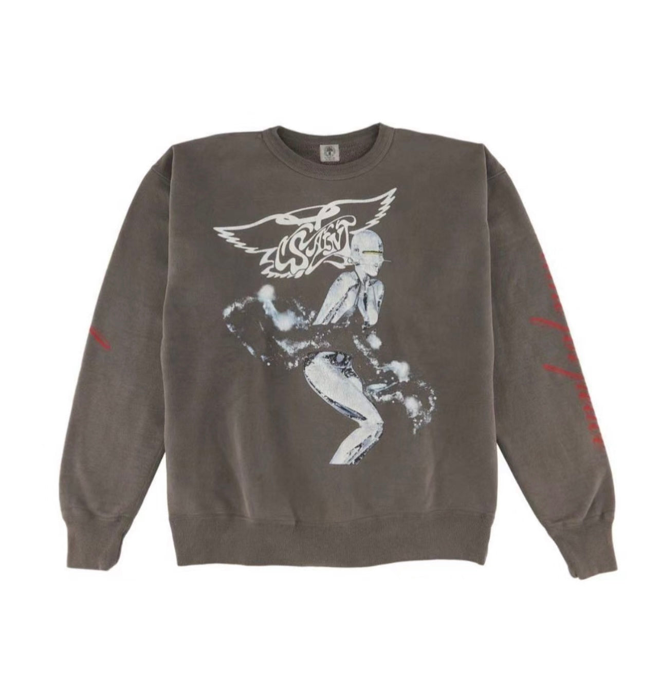 Saint Michael Sorayama Robot Vintage Crewneck Sweatshirt