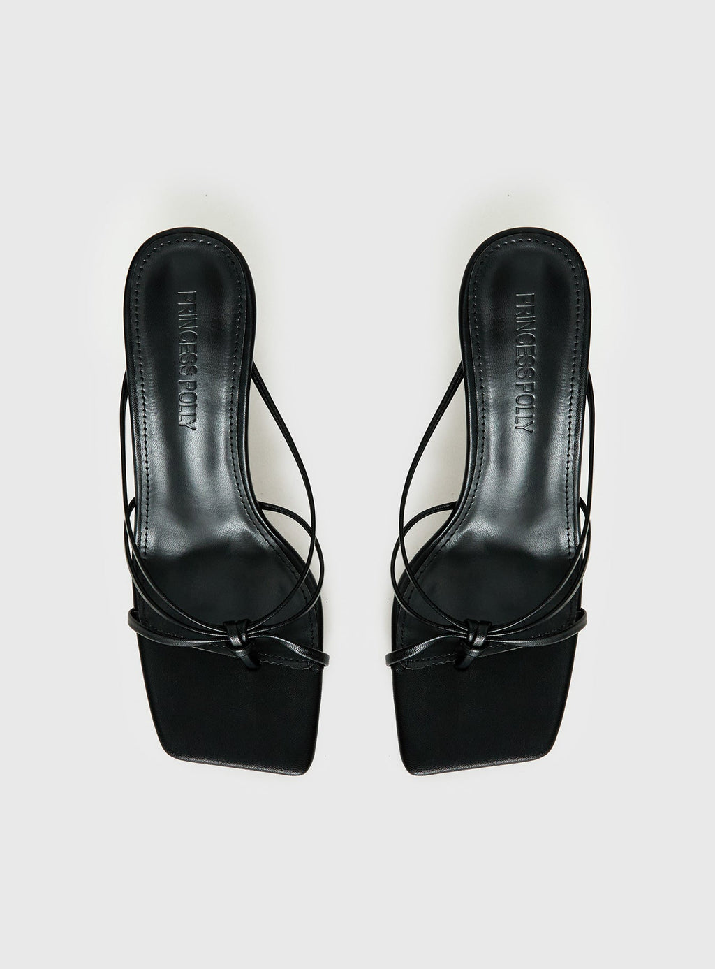 Evena Strappy Heels Black