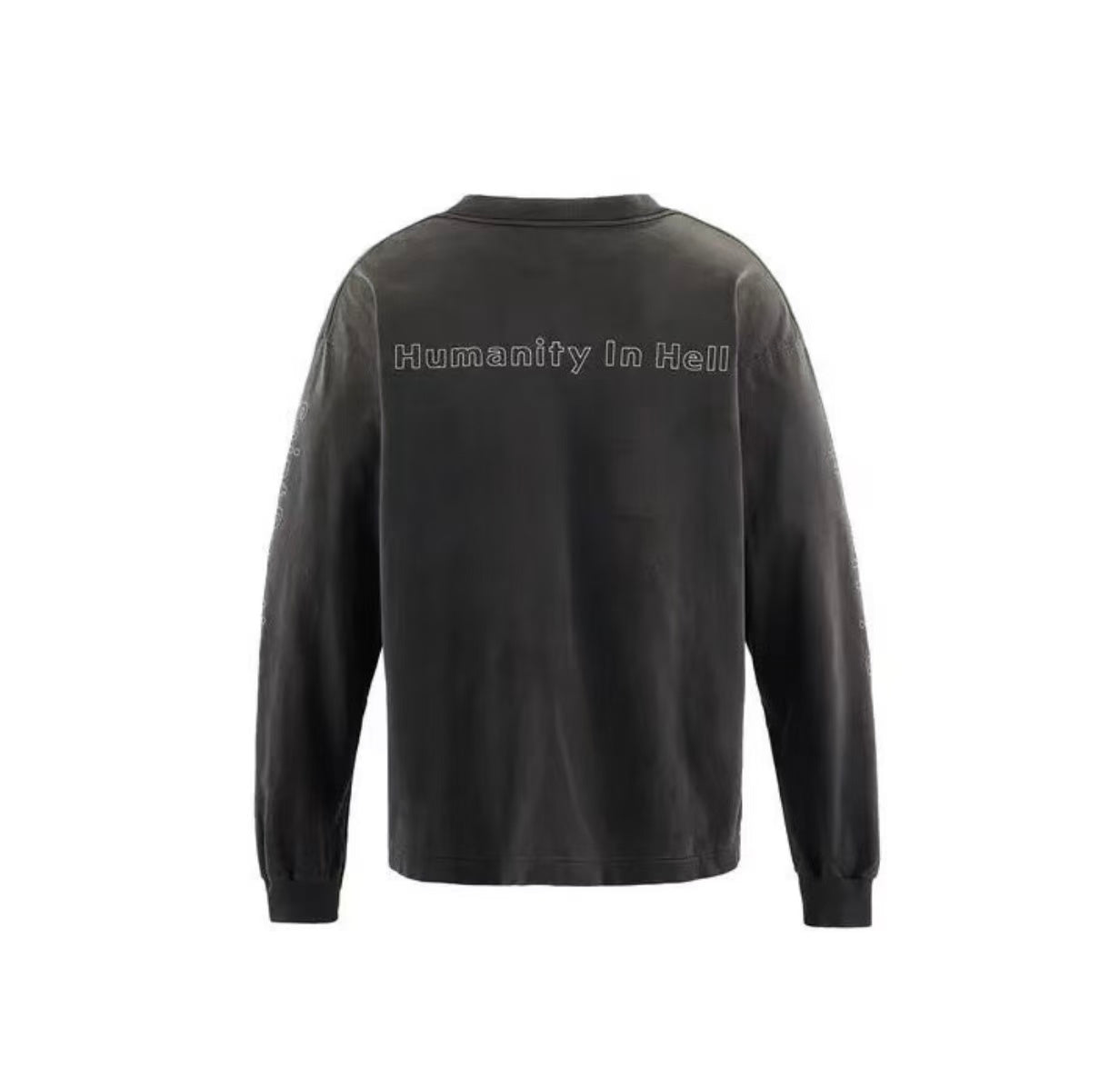 Saint Michael Saint Devotion Washed Graphic Long Sleeve Tee