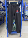 Saint Michael Red Saint Logo Washed Black Jogger Pants