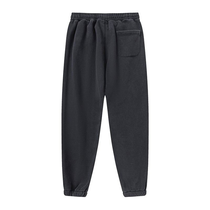 Saint Michael Red Angel Vertical Saint Black Jogger Pants