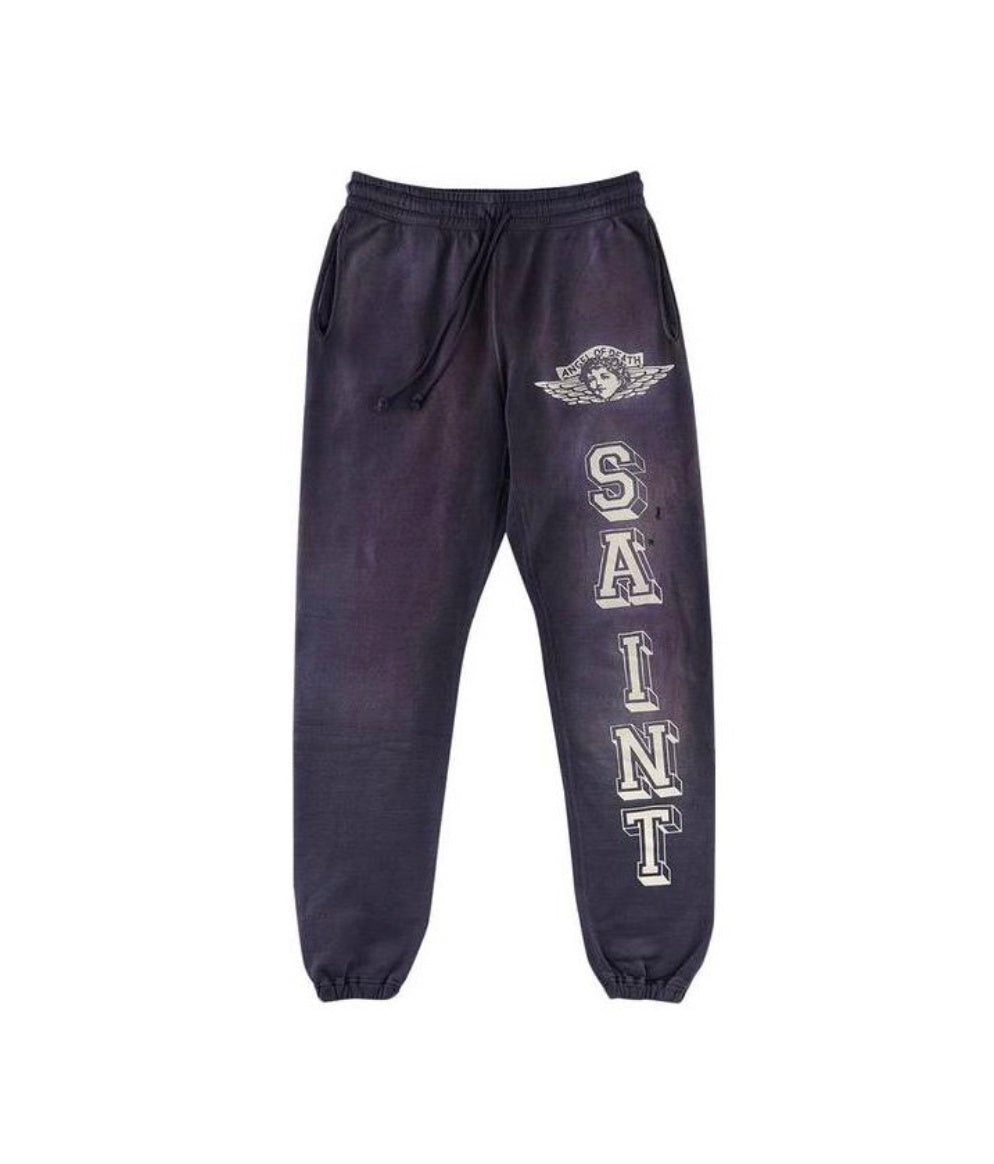 Saint Michael Washed Navy Angel Saint Jogger Pants