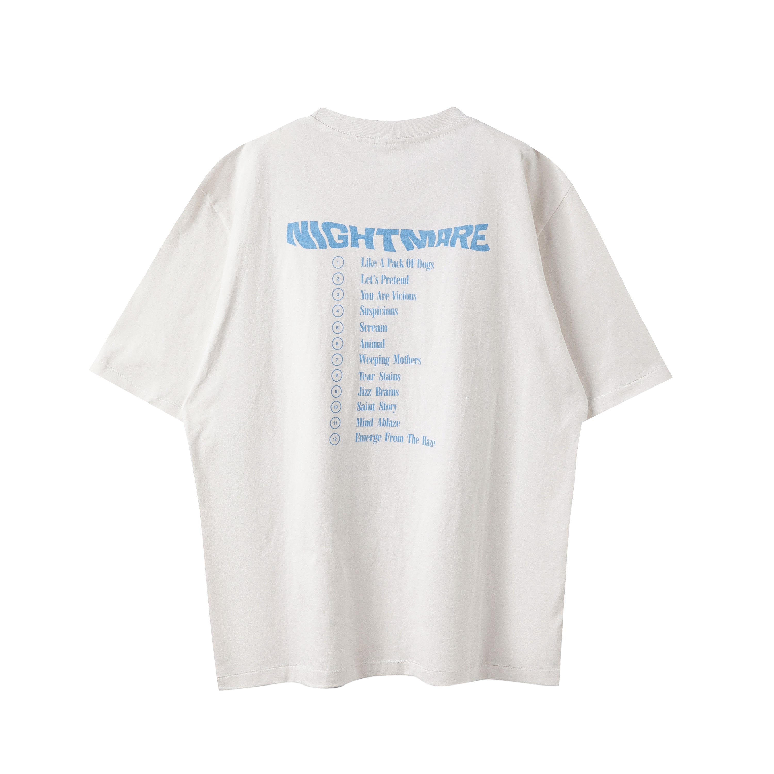 Saint Michael Eagle Nightmare Cream Vintage Tee