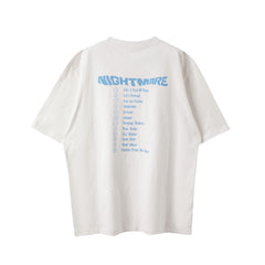 Saint Michael Eagle Nightmare Cream Vintage Tee