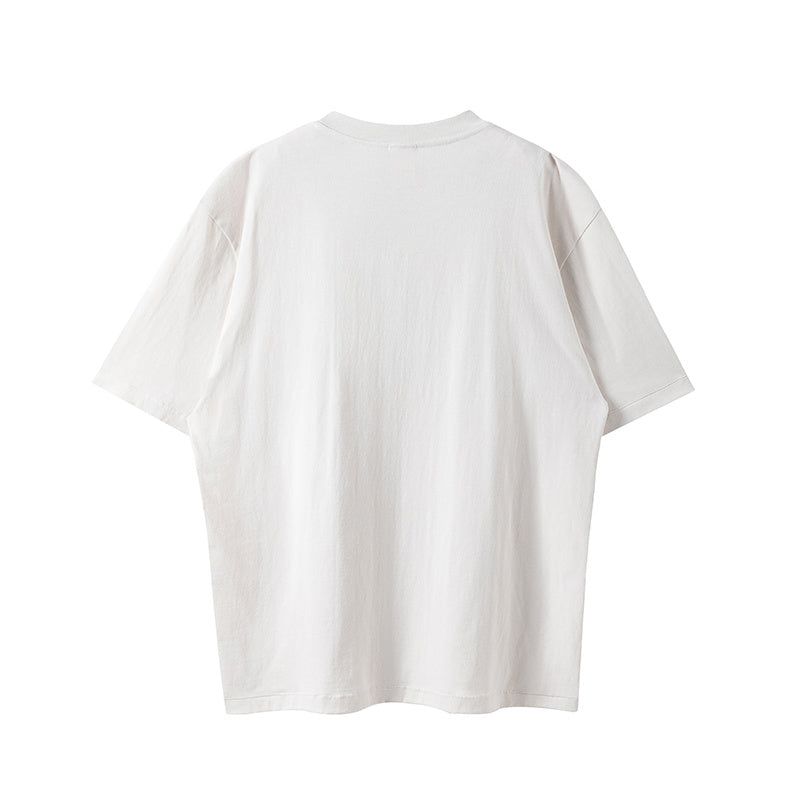 Saint Michael Rainbow Apple Saint Off‑White Vintage Tee