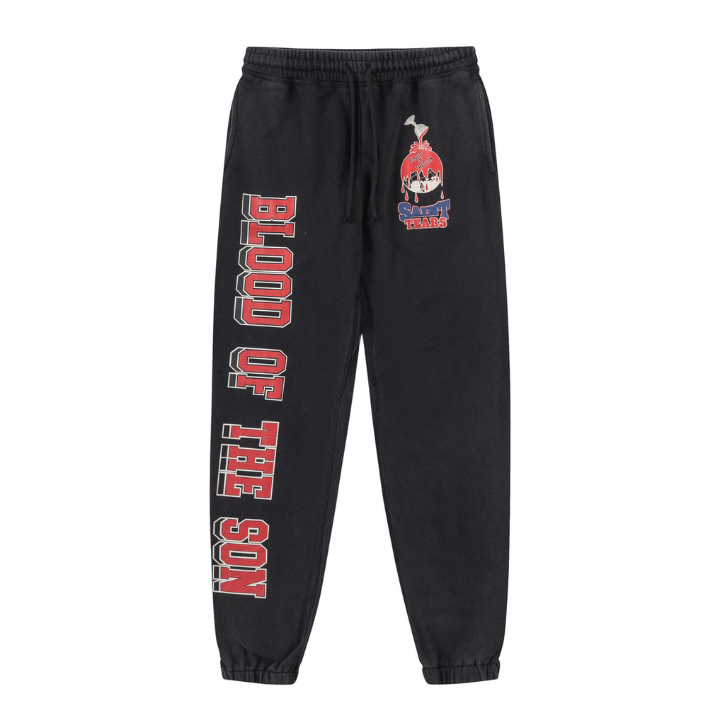 Saint Michael Blood Of The Son Black Jogger Pants