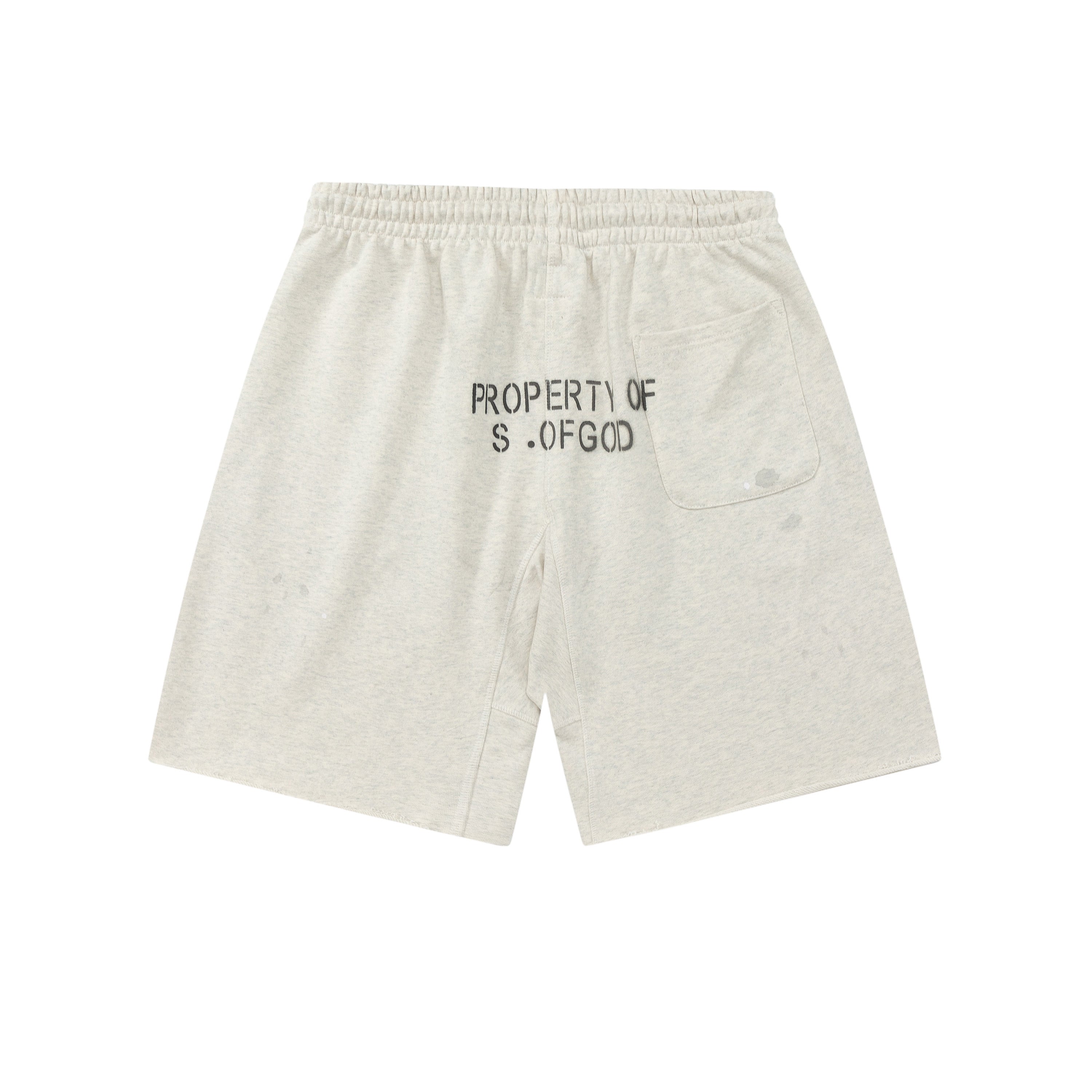 Saint Michael Vintage Figure Print Sweat Shorts