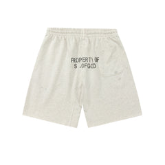 Saint Michael Vintage Figure Print Sweat Shorts