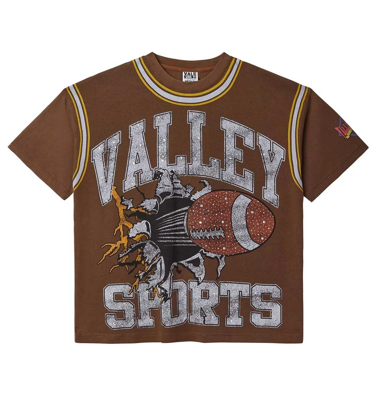 Vale Forever Classic Bling Tee Brown